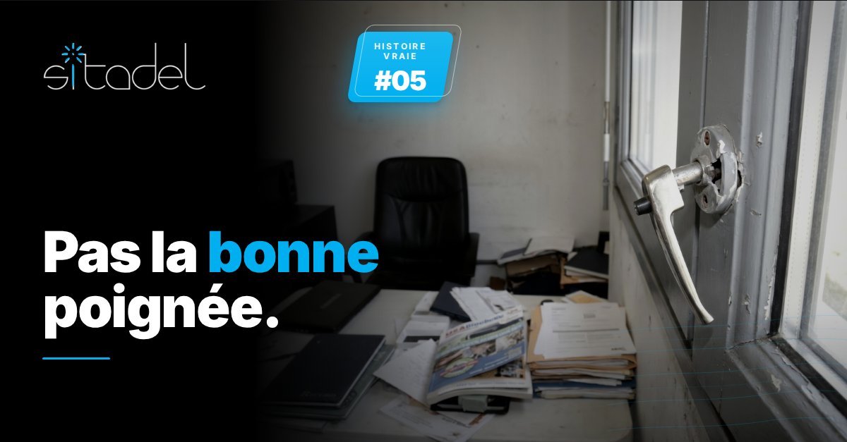 La poignée cassée
